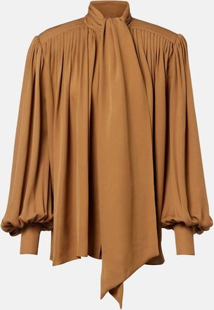 Khaite Blusa Vali in georgette di seta