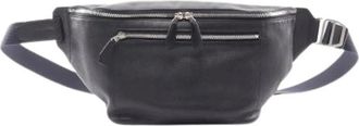 Herm&egrave;s Pre-owned Vintage Sling Bag - Heren - Vintage Heuptassen - Zwart - ONE Size - Leer - Vintage