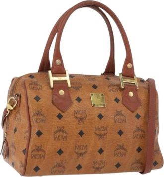 MCM Pre-owned Handbags, female, Brown, Size: ONE SIZE Pre-owned Hand Bag