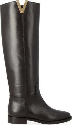 Via Roma 15 Schoenen, Dames, Bruin, 39 EU, Leer, Stivale Cavallerizza