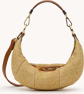 Hammitt Hammitt Erica Cocoa Raffia Gold Sml