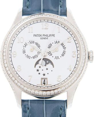 Patek Philippe Complications Diamond White Dial Ladies Watch 4947G-010