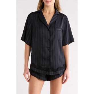 Free People Sugar Rush Short Pajamas in Black at Nordstrom Rack, Size X-Small