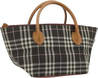Burberry Pre-owned Vintage Tote Bag - Dames - Vintage Handtas - Zwart - ONE Size - Nylon - Vintage
