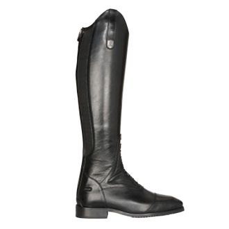 Moretta Tivoli Leather Long Riding Boots in Black | Size: 4