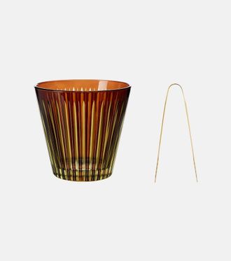 L'OBJET Prism ice bucket and tongs set