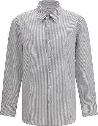 Saint Laurent Multicolor Cotton Pattern Mens Shirt