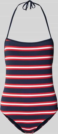 Tommy Hilfiger Badeanzug mit Neckholder in Dunkelblau, Gr&ouml;&szlig;e XL