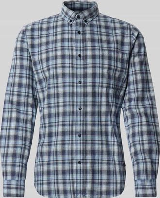 Matinique Slim Fit Freizeithemd mit Button-Down-Kragen Modell trostol in Marine, Größe XXL