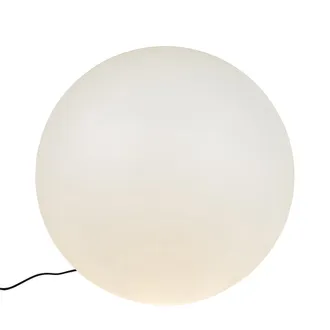 QAZQA Moderno L&aacute;mpara De Exterior Moderna Blanca 77 Cm Ip65 - Nura Pl&aacute;stico Esfera Adecuado Para Led Max. 1 X 23 Watt - Qazqa