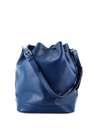 Louis Vuitton Noe Handbag Epi Leather Large bucket bag - Blauw
