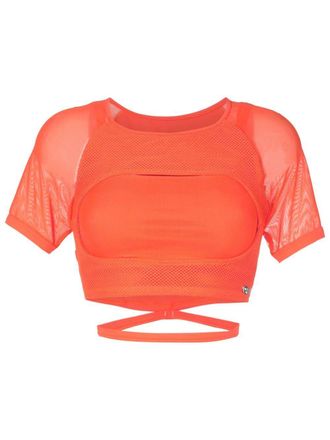 Amir Slama Cropped T-shirt - Oranje
