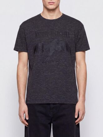 Maison Margiela Graphic Logo Print Cotton Crewneck T-Shirt