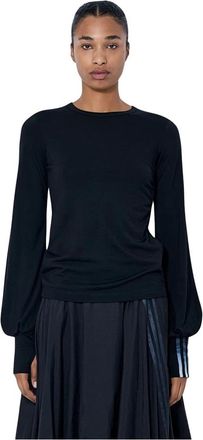 Yohji Yamamoto Tops, Dames, Zwart, XS, Tops