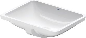 Duravit Starck 3 Wastafel inbouw - 49x36.5x18cm - zonder kraangat - incl. bevestiging - wit