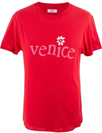 ERL Unisex Red Venice T-Shirt Size M