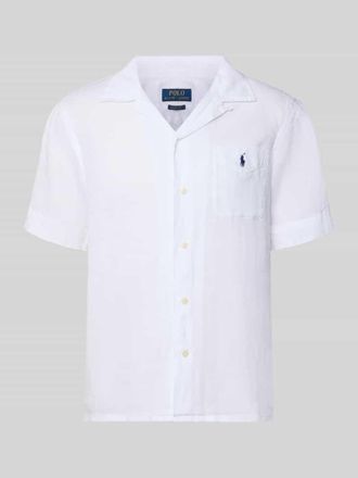 Polo Ralph Lauren Regular Fit Freizeithemd aus reinem Leinen in Weiss, Gr&ouml;&szlig;e XXL