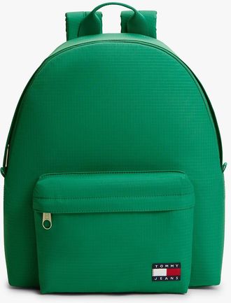 Tommy Hilfiger Mens Tommy Jeans Essential Ripstop Backpack - Green