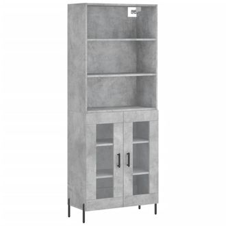 Berkfield Home Highboard Concrete Grey 69.5x34x180 cm Engineered Wood