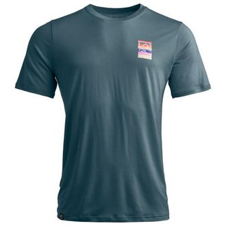 Ortovox 140 Cool Mountain Gradient T-Shirt Merinoshirt f&uuml;r Herren | grau