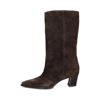 Lina Locchi AX 120 Enkellaarsjes - Dames - Schoenen - Bruin - Maat: 36 EU Su&egrave;de