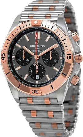 Breitling Chronomat B01 42 Chronograph Automatic Grey Dial Mens Watch UB0134101B1U1