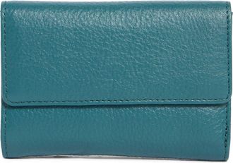 Mundi Rio Indexter Trifold Leather Wallet in Transformative Teal at Nordstrom Rack