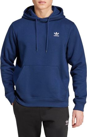 adidas Originals Trefoil Essentials Hoodie in Night Indigo at Nordstrom, Size Xx-Large