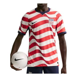 Nike USMNT 2026 Match Home Aero-FIT Authentic Jersey Sail Midnight Navy IB5183-133