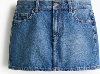 H&M Kurzer Jeansjupe - Blue