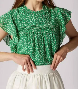 Joie Reut Sleeveless Top In Greenbriar