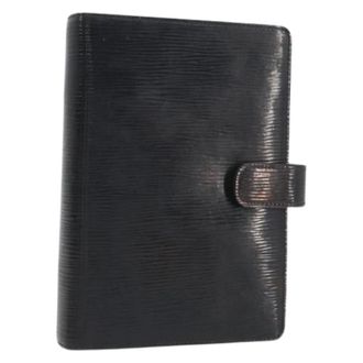 Louis Vuitton Pre-owned Day Planner Cover - unisex - Pre-owned - Zwart - Maat: ONE Size Leer