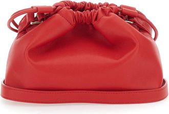 A.P.C. Womens Crossbody Bag Ninon Mini Red Polyurethane Shoulder