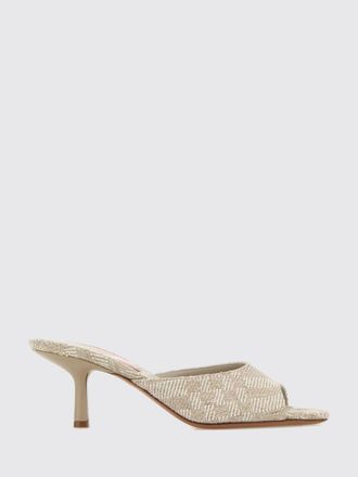 Burberry Heeled Sandal Woman color Beige