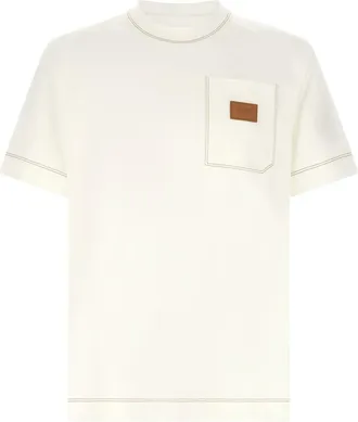 Fendi Hombre, Camisetas, Blanco, Talla: M