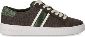 Michael Kors Irving Monogram Sneaker - Dames - Sneakers - Bruin - 39 1/2 EU - Katoen - Schoenen