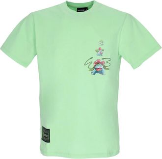 Dolly Noire Venusaur Tee - Heren - T-shirts - Groen - XS - Katoen - Tops