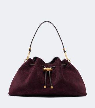 Jimmy Choo London Bon Bon Medium suede bucket bag