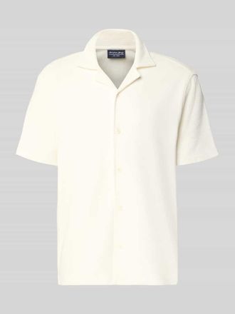 Christian Berg Modern Fit Freizeithemd mit Reverskragen in Offwhite, Gr&ouml;&szlig;e XXL