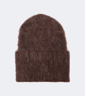 Brunello Cucinelli Mohair, alpaca, and wool beanie