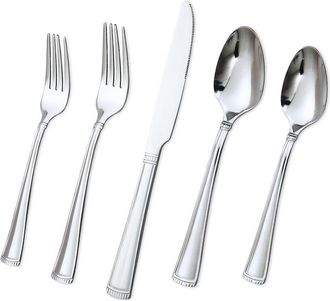 Lorena Dnu Lorena 20Pc Silver Stainless Steel Flatware Set