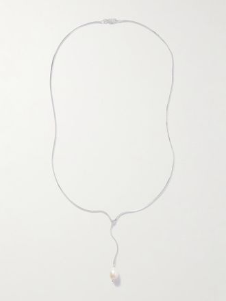 Loren Stewart Collana In Argento Sterling Con Perla Remier