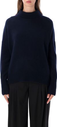 Lisa Yang Heidi High-Neck Ribbed Knit Sweater