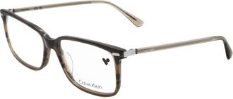 Calvin Klein Mens 56mm Striped Olive Opticals