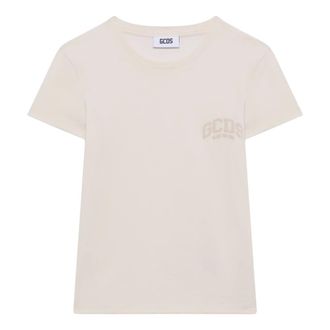 GCDS T-shirt con logo - - Tops - Donna - Bianco - L