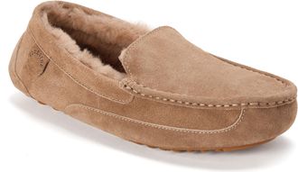 Dearfoams Fireside By Dearfoams Mens Melbourne Genuine Shearling Moccasin