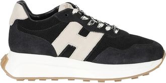 Hogan H641 Sneakers - Dames - Sneakers - Zwart - 38 1/2 EU - Katoen - Schoenen