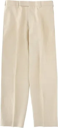 Paul Smith Beige Relaxed Flat Front Pants
