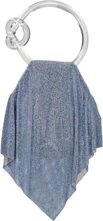 Benedetta Bruzziches Casper Iris Bag - Dames - Handtassen - Blauw - ONE Size - Satijn - Tassen
