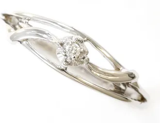 C&A White Gold White Gold (18K) Band Ring (Pre-Owned)
